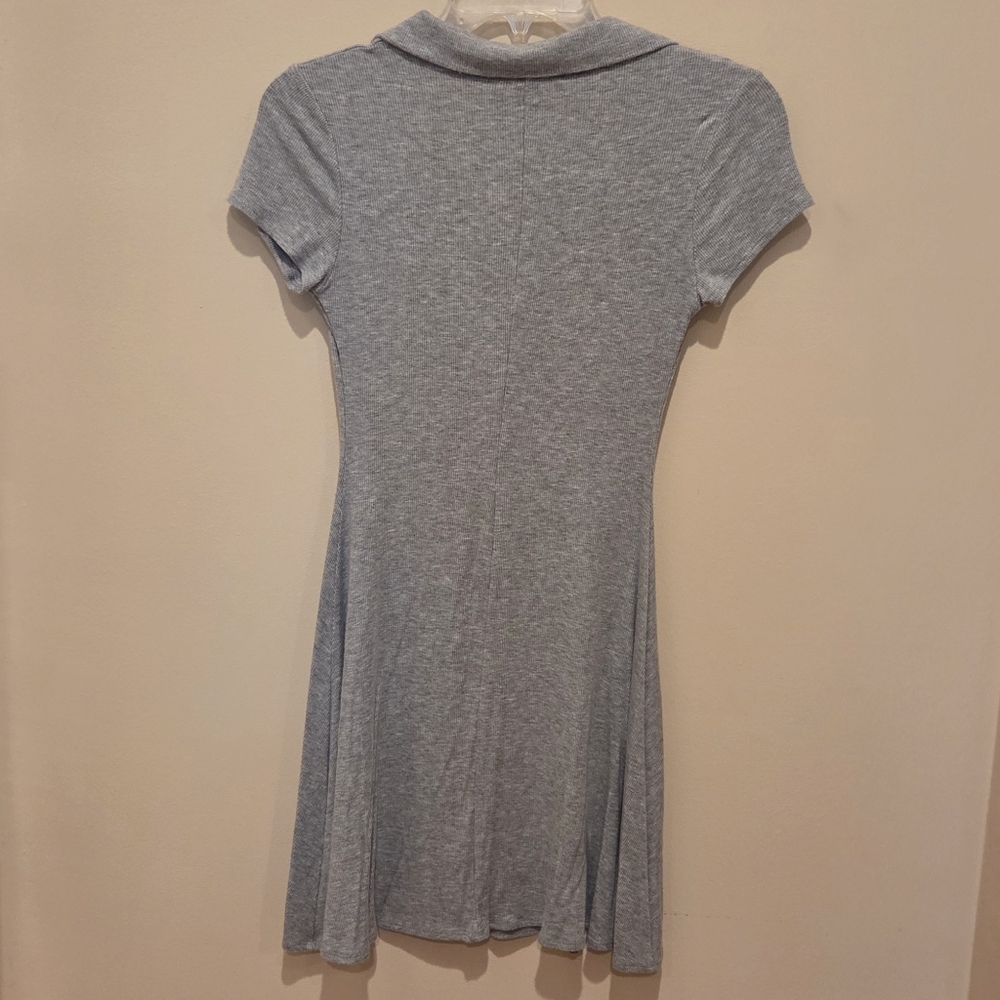 See You Monday Collared Ribbed Dress - Picture 3 of 4